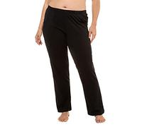 Ulla Popken Pantaloni da donna Nero Taglia 54-56