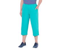 Ulla Popken Pantaloni da Jogging da Donna 7/8, Gamba Dritta, Elastico in Vita