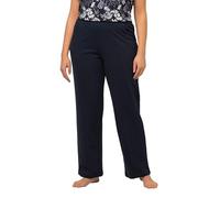 Ulla Popken Pantaloni da Jogging Pantaloni Donna, Blu Marino, 50W / 32L