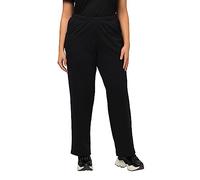 Ulla Popken Pantaloni da Jogging Pantaloni Donna, Nero, 32W / 32L