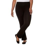 Ulla Popken Yogahose Pantaloni, Nero, 66-68 EU Donna