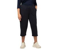 Ulla Popken Pantaloni Donna Taglie Forti 7/8, Blu (Blau 71), 58/60