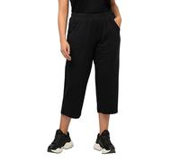 Ulla Popken Pantaloni Plus Size 7/8 Donna, Nero (Nero 10), 42/44