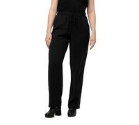 Ulla Popken Pantaloni Senza Lacci 7/8, Nero, 52 Donna