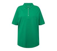 Ulla Popken Polo Basic 637297 T-Shirt, Verde Turchese, 72/74 IT Donna