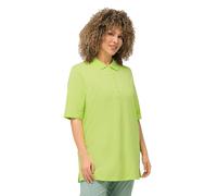 Ulla Popken Polo Basic T-Shirt, Verde Lime, 72/74 IT Donna