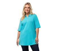 Ulla Popken Polo da Donna con Bottoni in Velluto, Taglia 46/48