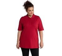 Ulla POPKEN PoloPiquee Shirt Maglietta a Maniche Lunghe, Rosso (Rosso 51), 48 Donna