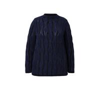 Ulla Popken Pullover marino / blu notte Donna Ulla Popken XL-XXL marino / blu notte