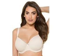 Ulla Popken Reggiseno con Ferretto, Coppa Morbida Donna, Beige, 6C