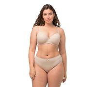 Ulla Popken Reggiseno con Ferretto, Coppa Morbida Donna, Beige, 9B