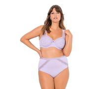 Ulla Popken Reggiseno con Ferretto da Donna, Pizzo Floreale, Pizzo Completo, Coppa B - E BH's, Lavanda Delicata, 120B