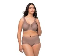 ULLA POPKEN Reggiseno in Rilievo, Coppa C-g, Opaque, Tortora, 7E Donna