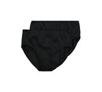 Ulla Popken Slip, 2er Mutande, Nero (Schwarz 10), 64-66 (Pacco da 2) Donna