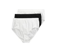 Ulla Popken Slip, 3er-Pack Mutande, Bianco (Weiss 20), 64 (Pacco da 3) Donna