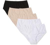 ULLA POPKEN Slip, 5er Pack Basic, Mutande Donna, Multicolore, 66-68, Pacco da 5