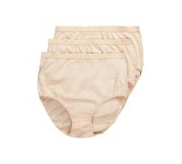 Ulla Popken Slips, 3er-Pack, Mutande da Uomo Donna, perlweiß,