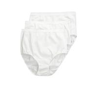 Ulla Popken Slips, 3er-Pack Mutande da Uomo, Schneeweiß, 3XL Donna