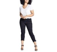 ULLA POPKEN Straight-Jeans, Jeans Donna, Nero, 38W / 32L