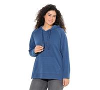 Ulla Popken Sweatshirt mit Dekorierter Kordel Felpe, Inchiostri Blu, 58-60 Donna