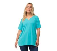 Ulla Popken T-Shirt da Donna, Linea A, Scollo a Tunica
