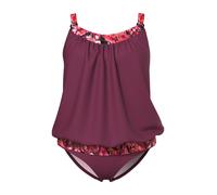 Ulla Popken Tankini rosso / rosso scuro / nero / bianco Donna Ulla Popken M-L rosso / rosso scuro / nero / bianco