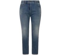 Ulla Popken Thermo-Jeans, Mom Fit, Blu Denim, 56 Donna