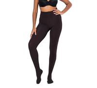 Ulla Popken Thermo-strumpfhose, Warm, Blickdicht, Stretchkomfort Collant Termici, Mogano, 60-62 Donna