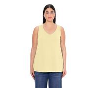 Ulla Popken - Top da Donna Taglie Forti, Taglie Forti, Scollo a V, Classico, Senza Maniche
