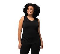 Ulla Popken Tanktop Magliette, Schwarz, 56-58 Donna