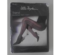 ULLA POPKEN Trend Strumpfhose Jacquard 80 DEN Kakao Gr. 52-54 Neu OVP
