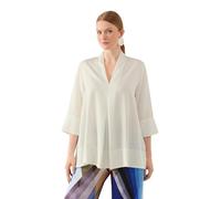 Ulla Popken Tunica con Colletto a Calice, Biancaneve, 54-56 Donna