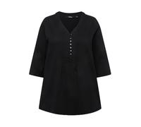 Ulla Popken Tunika Camicette, Schwarz, 72-74 Donna