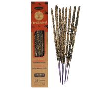 Ullas - Incenso Bastoncini Naturali alla Cannella, Fatti a Mano in India, Lunga Durata 60min, 9-10 Bastoncini, 25 Grammi