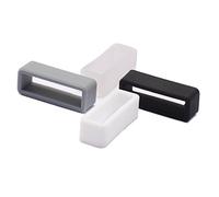 ULLCHRO 8 Pcs Cinturino In Gomma Sostituzione Loop Titolare Cinturino Ritegno Anello Di Tenuta In Gomma Cerchio Supporto Fibbia 20 Colors - 12, 14, 16, 17, 18, 19, 20, 22, 24, 26 mm (19mm, Color A)