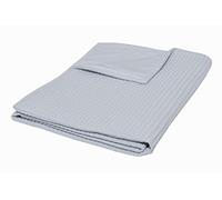 ULLENBOOM ® Coperta per bambini 70x100 cm in grigio (Made in EU) - Coperta per bambini in cotone e pile ÖkoTex, adatta per il passeggino o come coperta da gioco, disegno: cialda