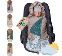 ULLENBOOM Coperta per ovetto, ideale per autunno e inverno, 100% materiali OEKO-TEX, eucalipto (Prodotto nell'UE) - Coperta per seggiolino o passeggino, morbida coperta per neonati