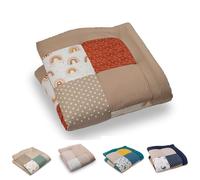ULLENBOOM Tappeto Gioco Neonato 100x100 cm, 100% Materiali OEKO-TEX, Made in UE - Ideale come Coperta per Bambini e Tappeto Gioco Bambini - Arcobaleno