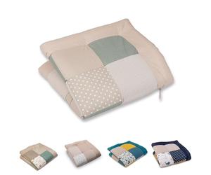 ULLENBOOM Tappeto Gioco Neonato 100x100 cm, 100% Materiali OEKO-TEX, Made in UE - Ideale come Coperta per Bambini e Tappeto Gioco Bambini - Magia dei fiori