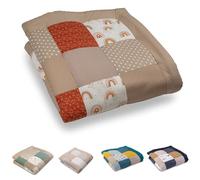 ULLENBOOM Tappeto Gioco Neonato 120x120 cm, 100% Materiali OEKO-TEX, Made in UE - Ideale come Coperta per Bambini e Tappeto Gioco Bambini - Arcobaleno
