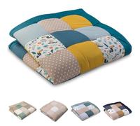 ULLENBOOM Tappeto Gioco Neonato 140x140 cm, 100% Materiali OEKO-TEX, Made in UE - Ideale come Coperta per Bambini e Tappeto Gioco Bambini - Giungla
