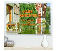 Ulmer Ansichten mit Zitaten von Albert Einstein (hochwertiger Premium Wandkalender 2026 DIN A2 quer), Kunstdruck in Hochglanz: Ein malerischer und ... durch Ulm mit Zitaten von Albert Einstein