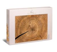 Ulmer Puzzleschmiede - Cronaca in legno - puzzle impossibile con 1000 pezzi - Gli anelli annuali nell'albero come puzzle impossible dalla natura - Qualità Made in Germany