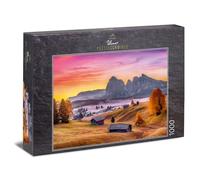 Ulmer Puzzleschmiede - Puzzle "Alpe di Siusi" - Motivo alpino con l'Alpe di Siusi nelle Dolomiti, Alto Adige, Italia