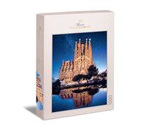 Ulmer Puzzleschmiede - Puzzle Barcellona "Basilica Sagrada Familia" - Puzzle da 1000 pezzi impressionante fotografato - Punto di riferimento di Barcellona, Catalogna, Spagna