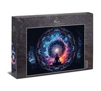 Ulmer Puzzleschmiede - Puzzle 'Chakra' - 1000 Pezzi per Adulti - Motivo Meditativo con Simbolo Mandala, Energia dell'Universo - Qualità Made in Germany