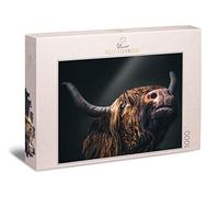 Ulmer Puzzleschmiede - Puzzle Classico da 1000 Pezzi - Yak - Montagna e Animali