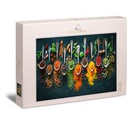 Ulmer Puzzleschmiede - Puzzle "Colori nitidi" - Puzzle da 2000 pezzi - Puzzle con erbe e spezie, come un tocco moderno in un elegante design da cucina e da parete