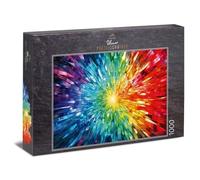 Ulmer Puzzleschmiede - Puzzle da 1000 pezzi, caleidoscopio, arte a colori intensa come moderno puzzle per adulti - motivi astratti colorati e simmetria - Qualità Made in Germany