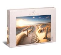 Ulmer Puzzleschmiede - Puzzle da 1000 pezzi di paesaggio "Mar Baltico per sempre" - Il delicato percorso verso la spiaggia risveglia il desiderio di una vita al mare